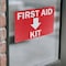 Signmission First Aid Kit with Down, 5 in W x Rectangle, Vinyl Decal OS-2PACK-MISC-D-35-L-19494 - alternate 6